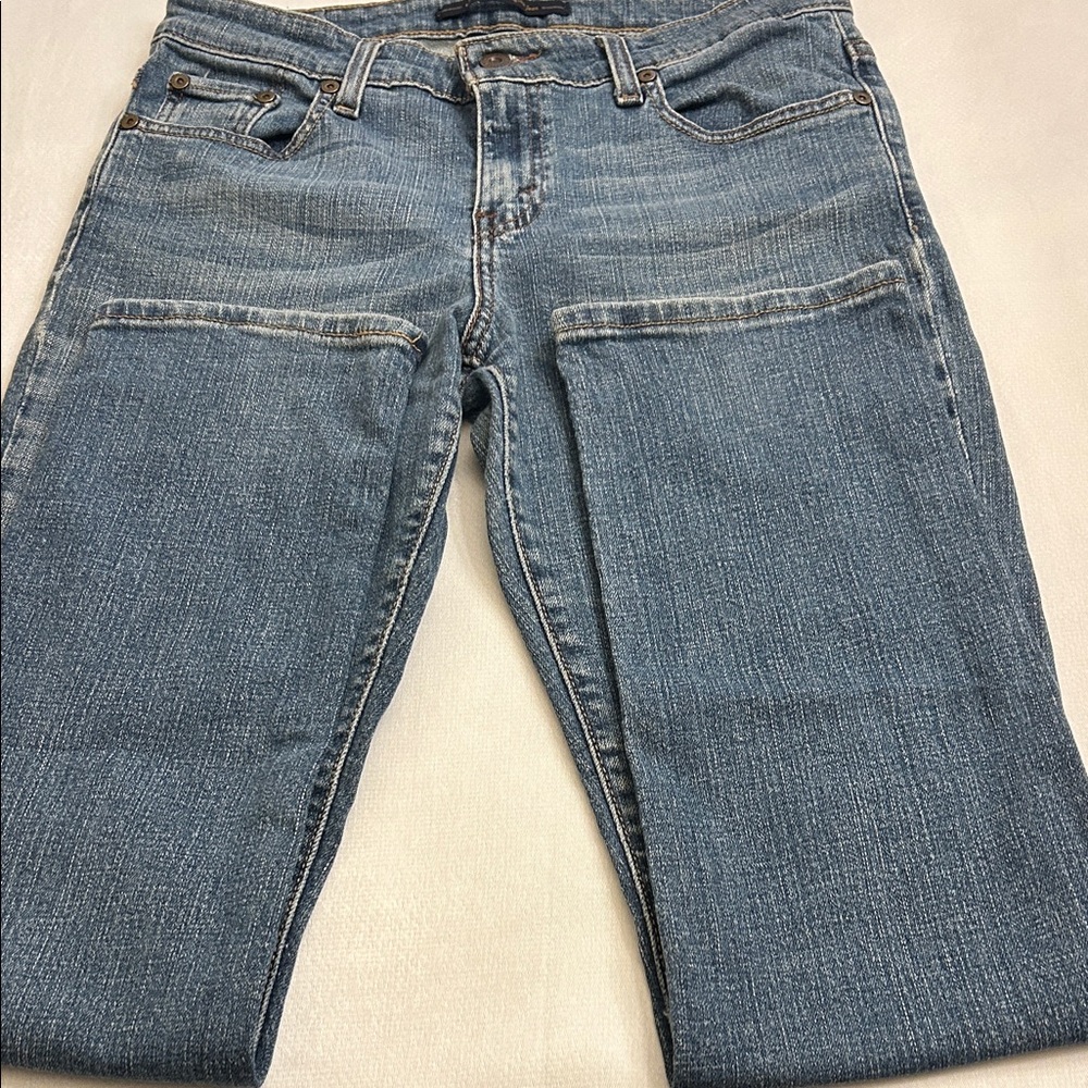 Levi's Mid Rise Skinny Blue Jeans